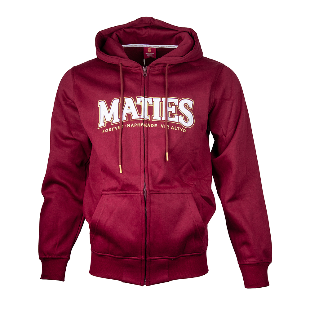 11ac38d5-7cfd-4308-8302-4e49bf2cf01c.jpg Maties Zip Thru Hoody Maroon - Image 1