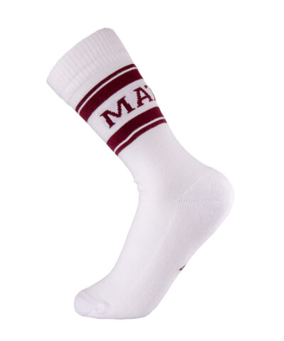 Maties Basic White Cotton Sock