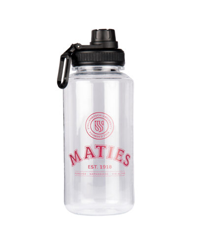 Maties Thirsty Water Bottle Black 1lt