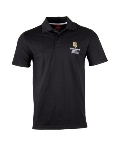 SU Classic Pique Cotton Golf Shirt Black