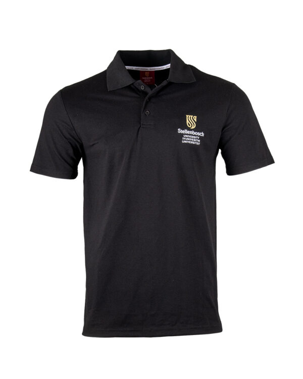 SU Classic Pique Cotton Golf Shirt Black