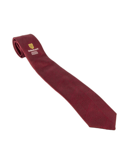 SU Woven Tie Maroon