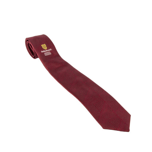 SU Woven Tie Maroon