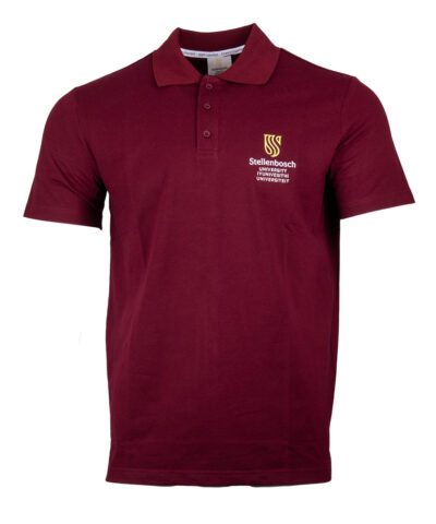 SU Classic Pique Cotton Golf Shirt Maroon