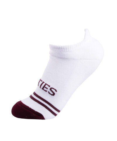 Maties Cotton Anklet Sock Maroon Size 4-7