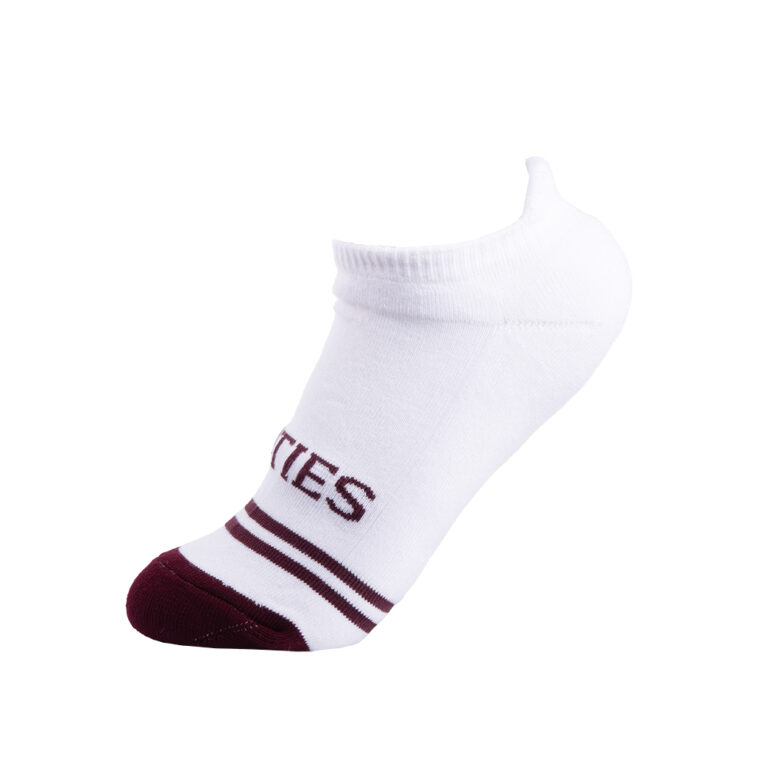 Maties Cotton Anklet Sock Maroon Size 4-7