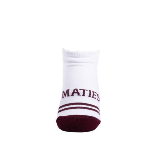 Maties Cotton Anklet Sock Maroon Size 4-7 - Image 3