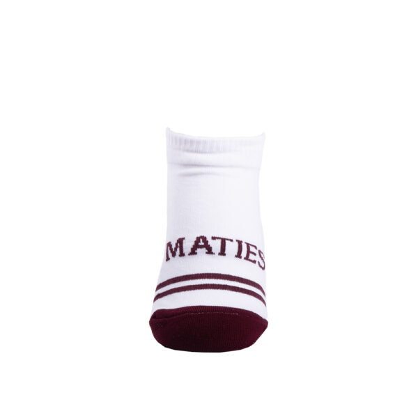 Maties Cotton Anklet Sock Maroon Size 4-7 - Image 3