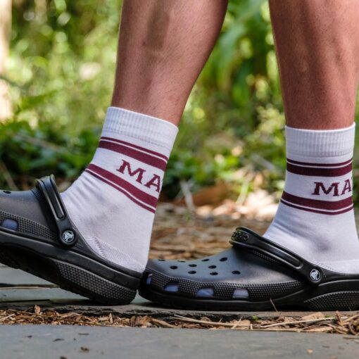 Maties Basic White Cotton Sock - Image 2