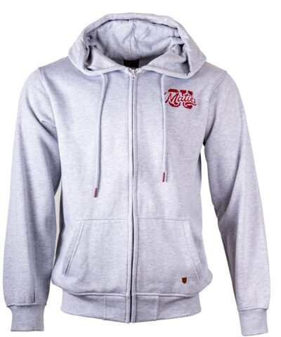 Maties Legend Zip Thru Hoody Grey Melange