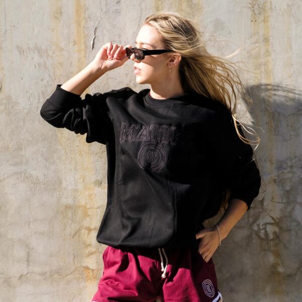 Maties Campus Sweater Black - Image 2