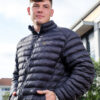 SU Puffer Jacket Black Mens