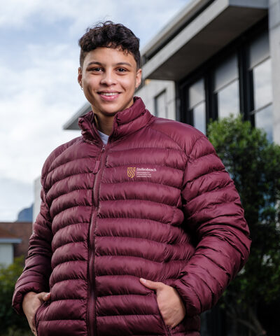 SU Puffer Jacket Maroon Mens