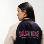 Maties Baseball Jacket Navy - Image 3
