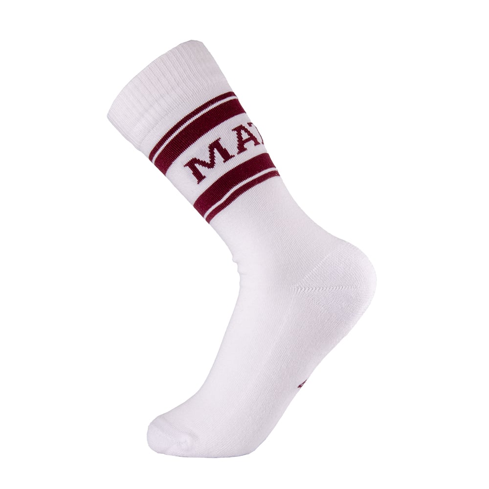 2dada08f-db23-4112-ac27-212eee19e247.jpg Maties Basic White Cotton Sock - Image 1