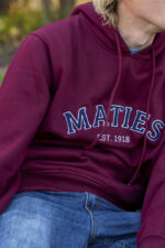 Maties Harvie Hoody Maroon - Image 3