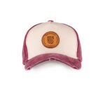 SU Washed Trucker Cap Maroon - Image 2