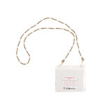 SU Beaded Lanyard Sgl w Card Assorted
