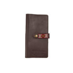 SU Beaded Leather Travel Wallet