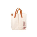 SU Canvas with Leather Double Wine Bag Stone