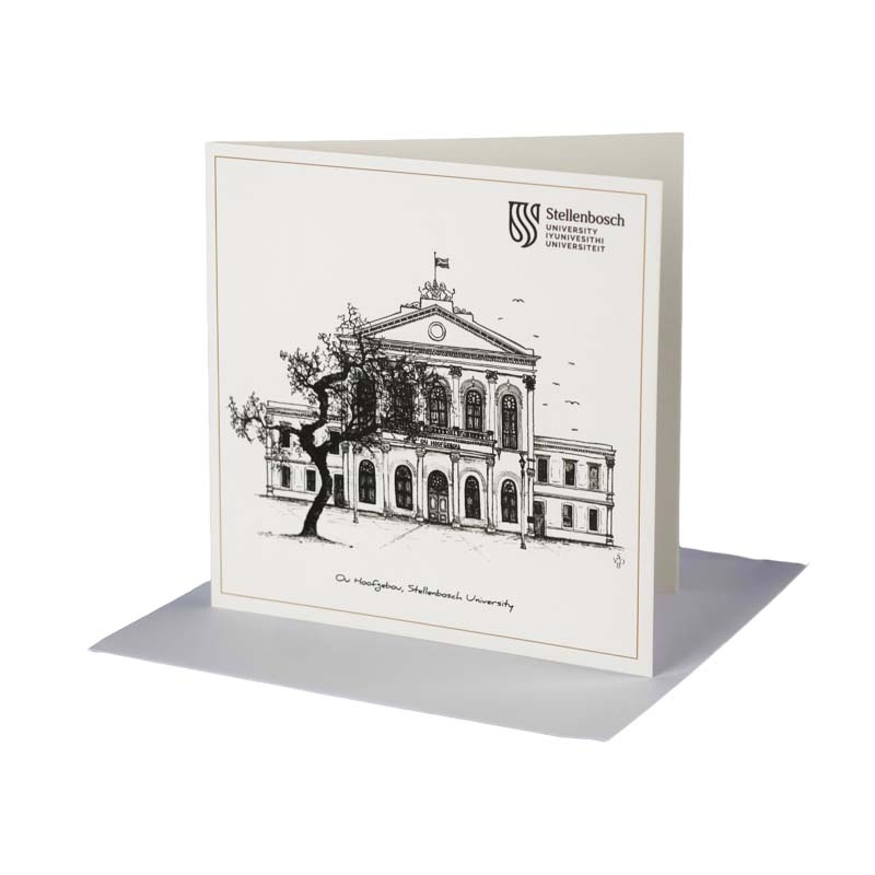 66ed6089-e265-4ca2-8c9e-fcb68042a722.jpg SU Ou Hoof Gebou Card & Envelope 140x280MM - Image 1