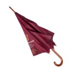 SU Umbrella Maroon Wooden Handle - Image 2