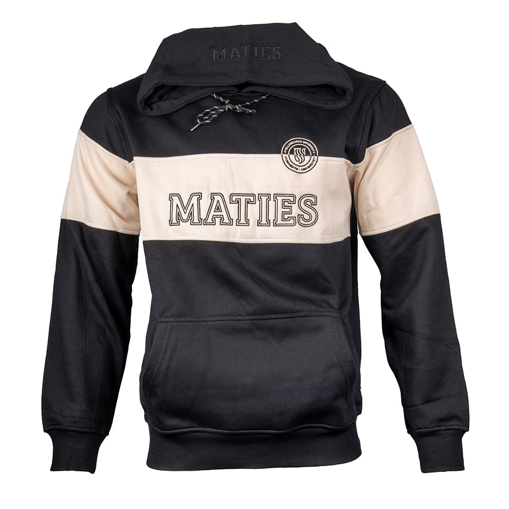9c9e6171-f4f3-4776-b8eb-c1b854fafa23.jpg Maties Ortiz Hoody Panelled Black w Stone - Image 1