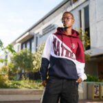 Maties Cola Hoody Maroon W Navy - Image 2