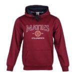 Maties Academy Contrast Hoody Maroon w Navy