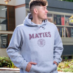 Maties Basic Hoody Grey Melange - Image 2