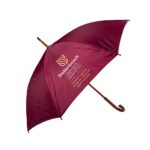 SU Umbrella Maroon Wooden Handle