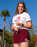 Maties Heart Ladies Tee White - Image 2
