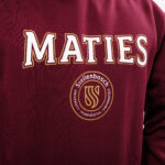 Maties Basic Hoody Maroon - Image 3