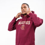 Maties Basic Hoody Maroon - Image 2