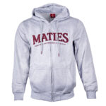 Maties Zip Thru Hoody Grey Melange