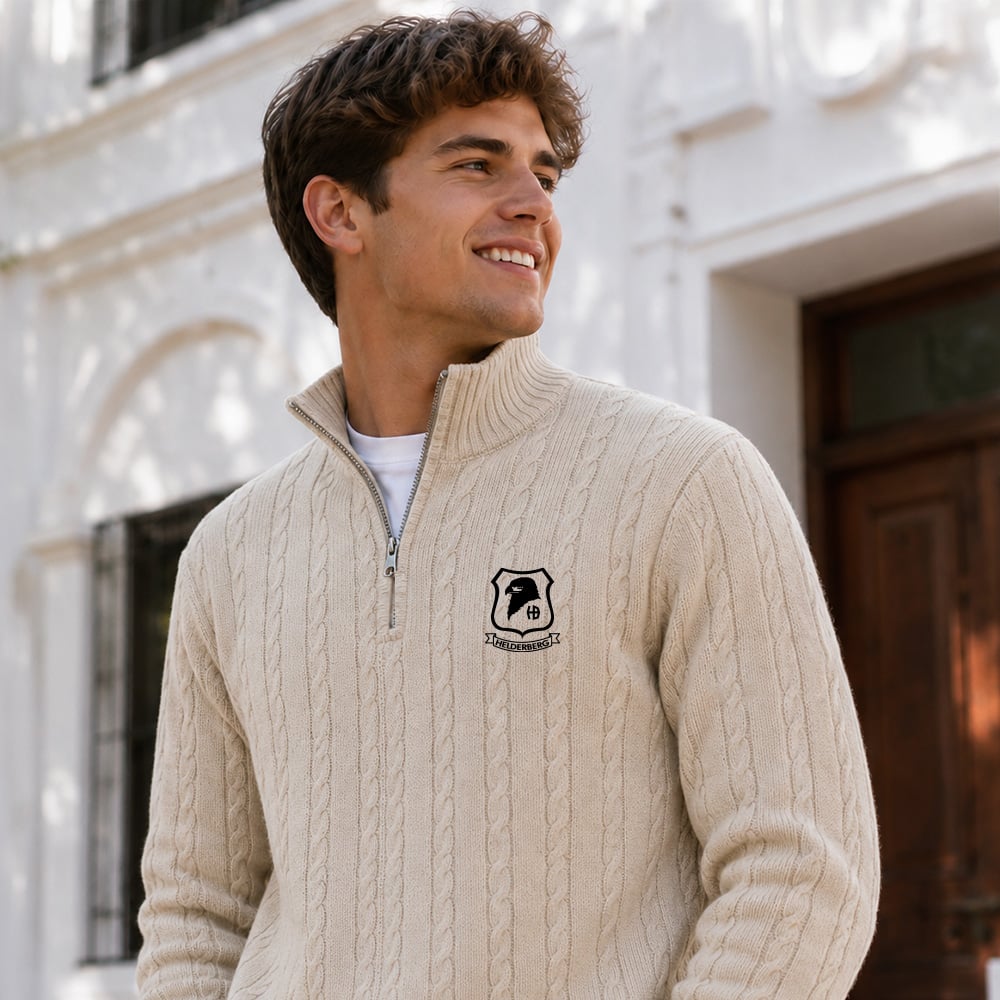 e1774fd5-3b84-4c75-b39c-0ac556419451.jpg Helderberg 1/4Zip Jersey Stone - Image 1