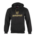 SU Italic Hoody Black with Gold